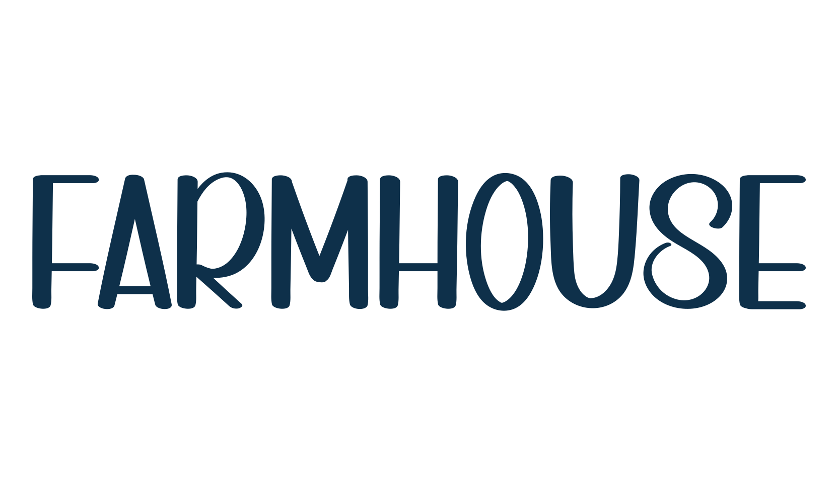 Farmhouse (farmhouse-20), various font preview