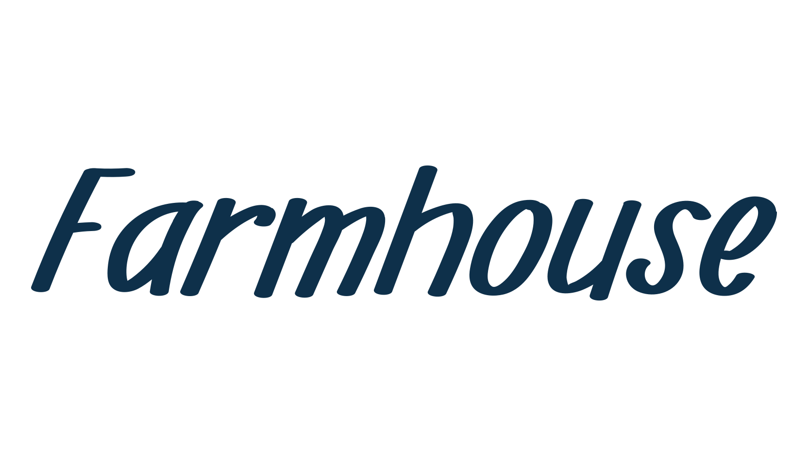 Farmhouse (farmhouse-3), handwriting font preview