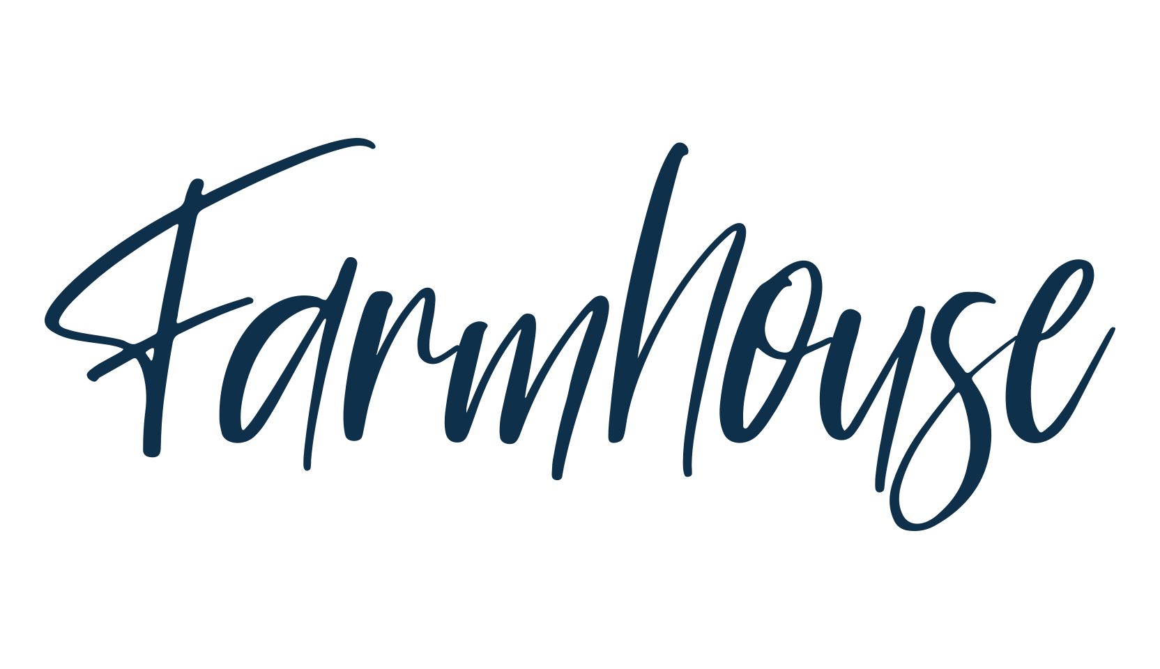 Farmhouse (farmhouse-9), handwriting font preview