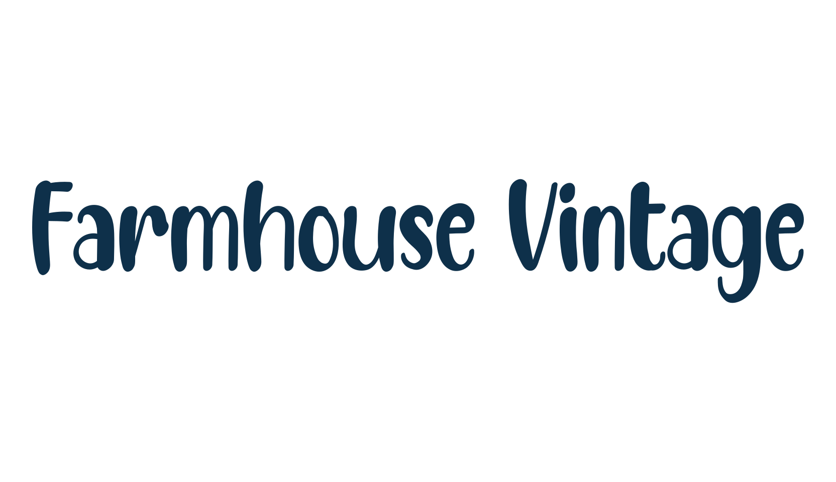 Farmhouse Vintage, fancy various decorative script calligraphy font preview