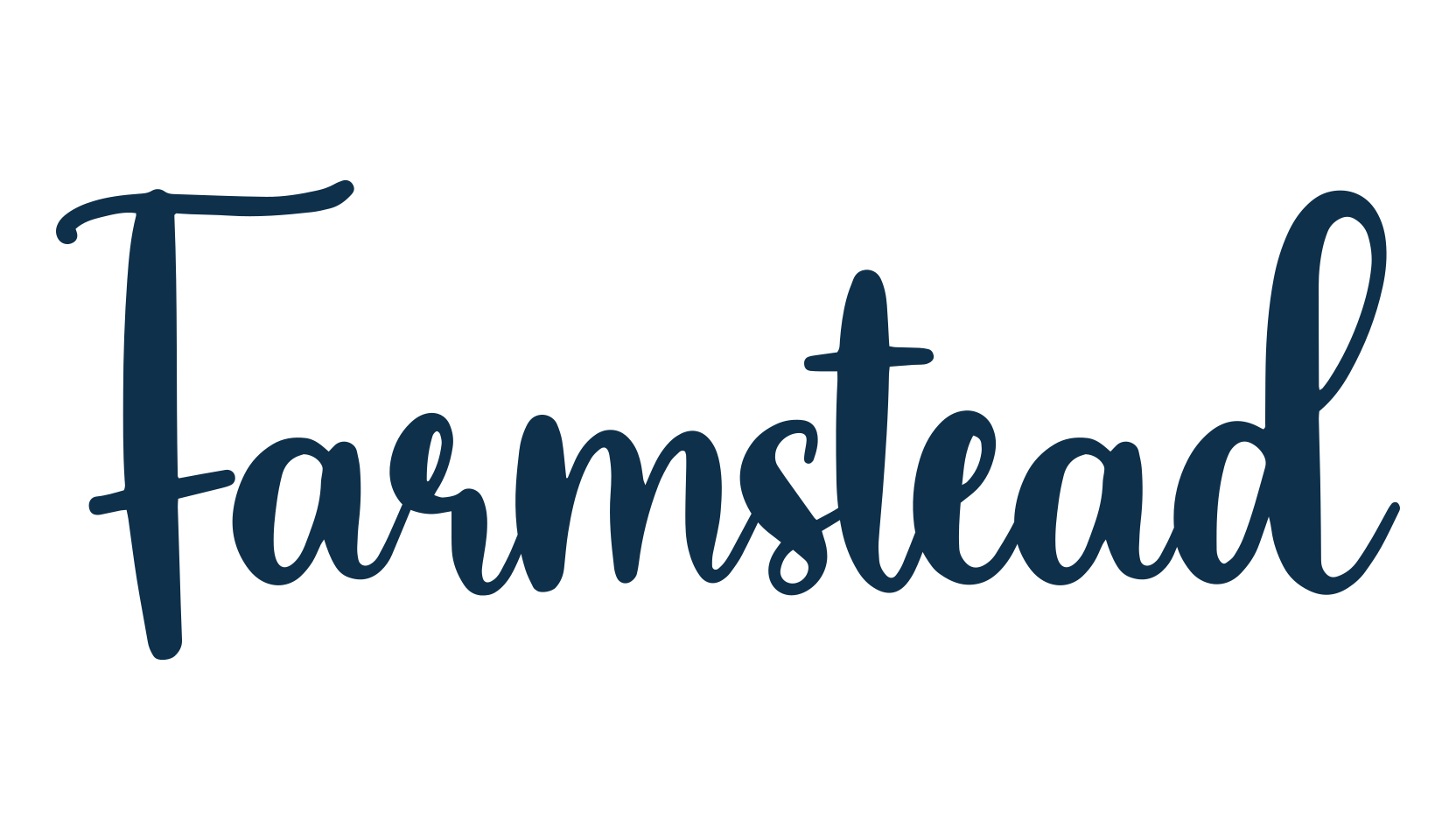 Farmstead (farmstead-2), handwriting font preview