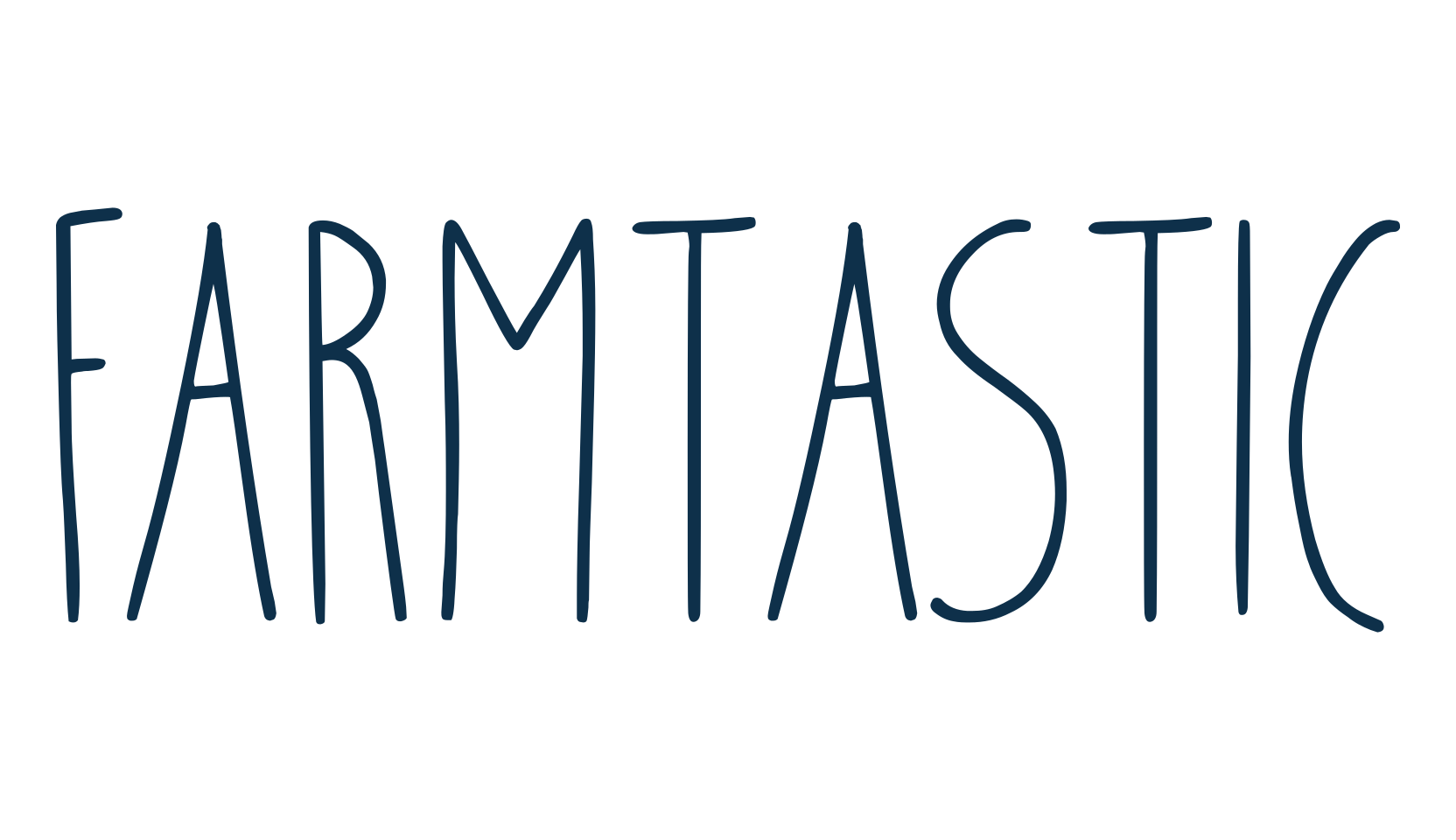 Farmtastic, script handwritten fancy decorative calligraphy font preview