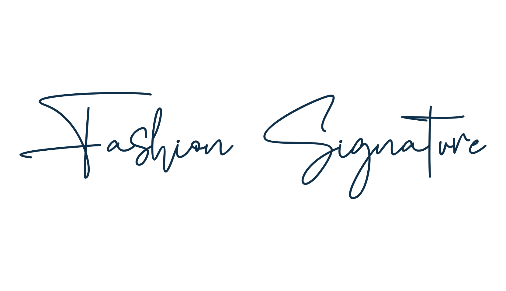 Fashion Signature, script handwritten fancy decorative calligraphy font preview