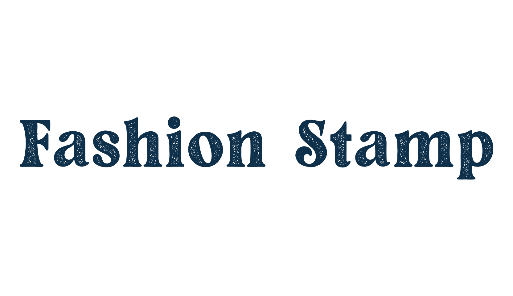 Fashion Stamp, retro font preview