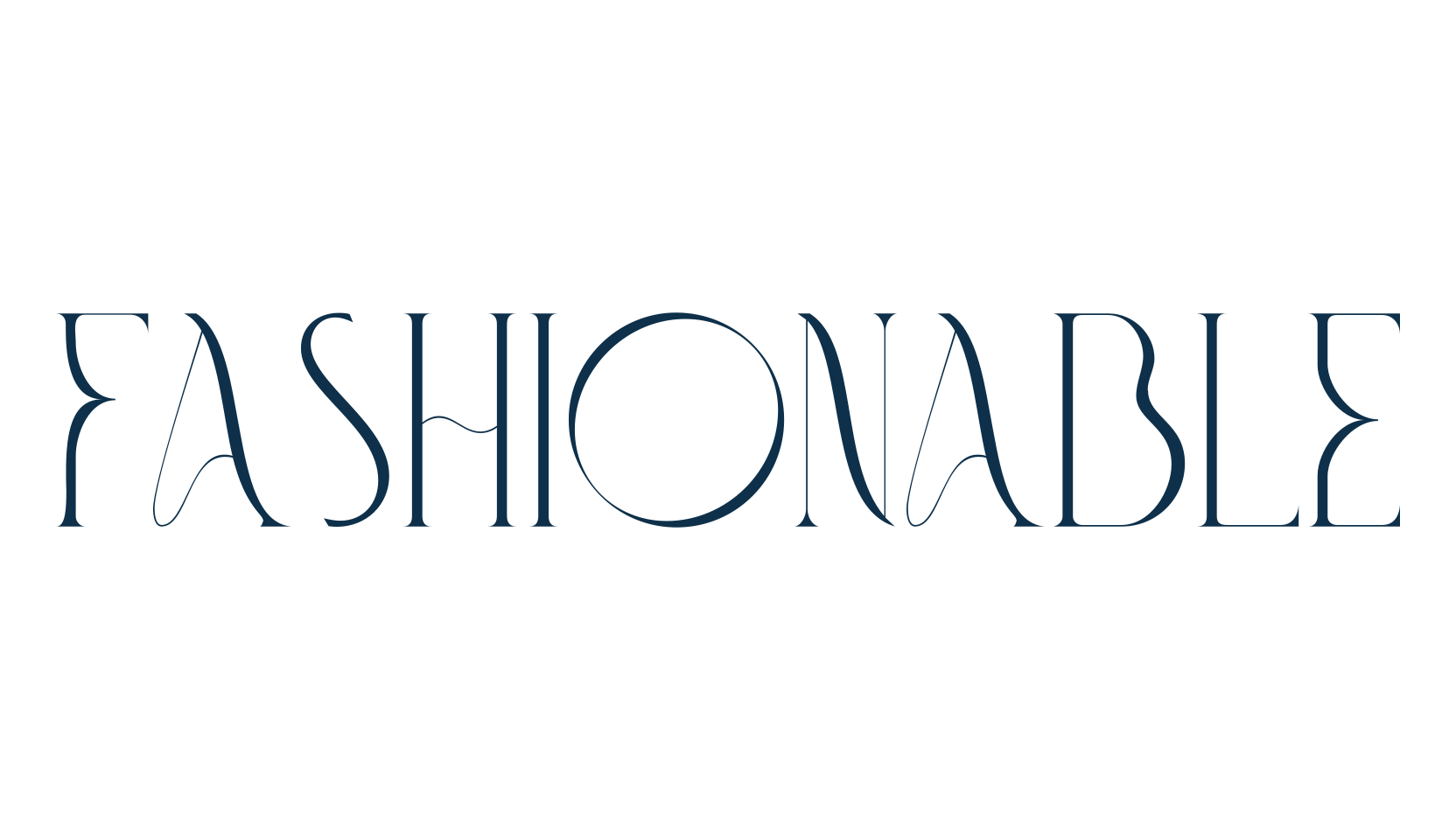 Fashionable, various font preview