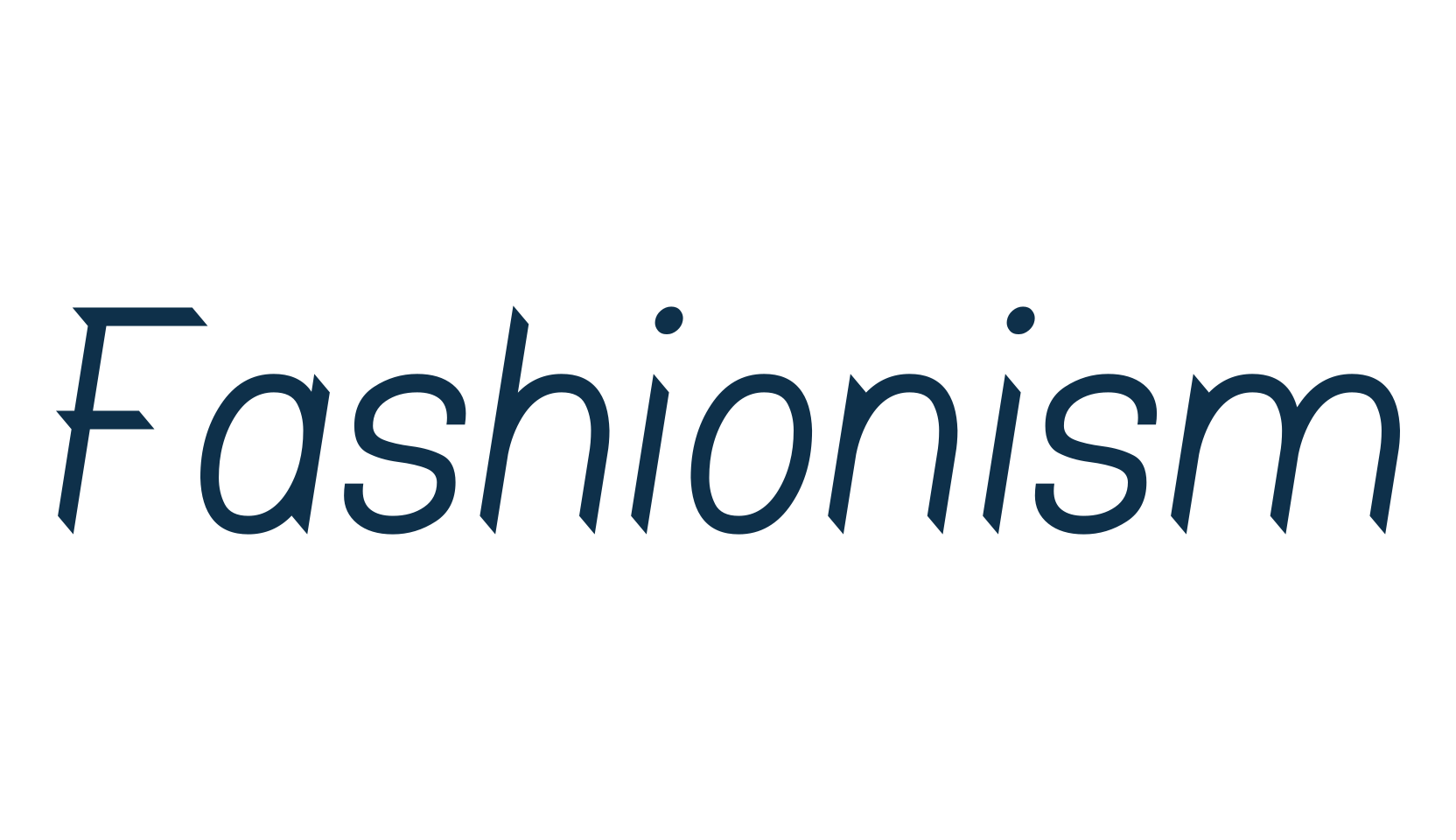 Fashionism, sans serif font preview