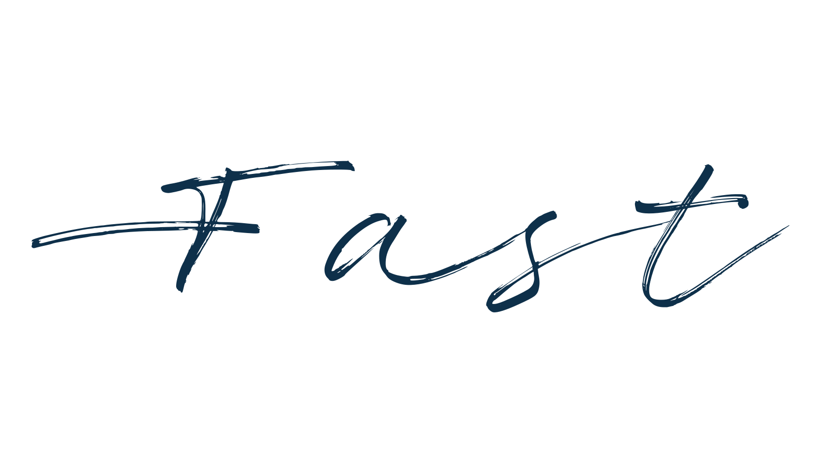 Fast (fast-2), brush font preview