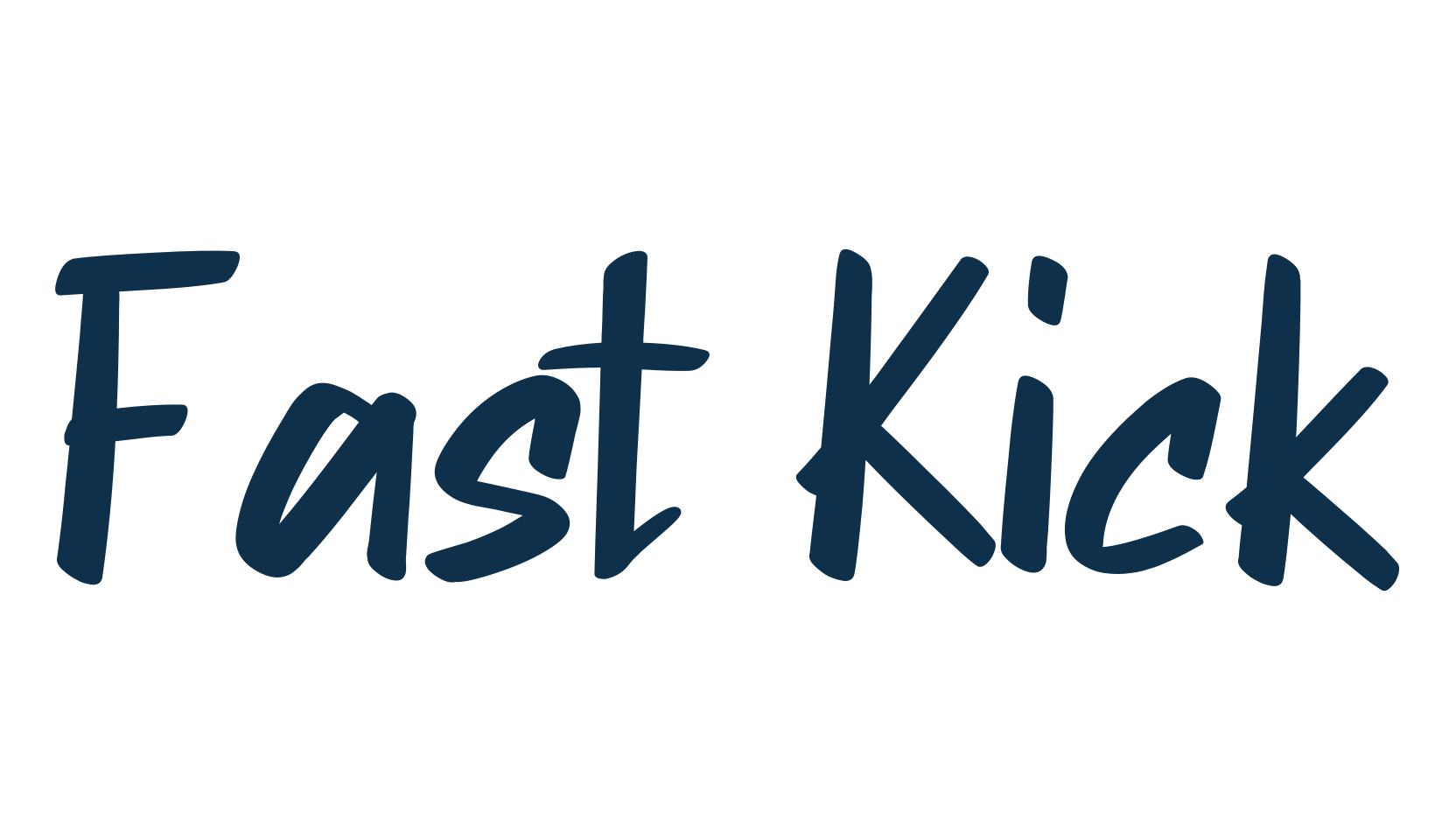 Fast Kick, graffiti font preview