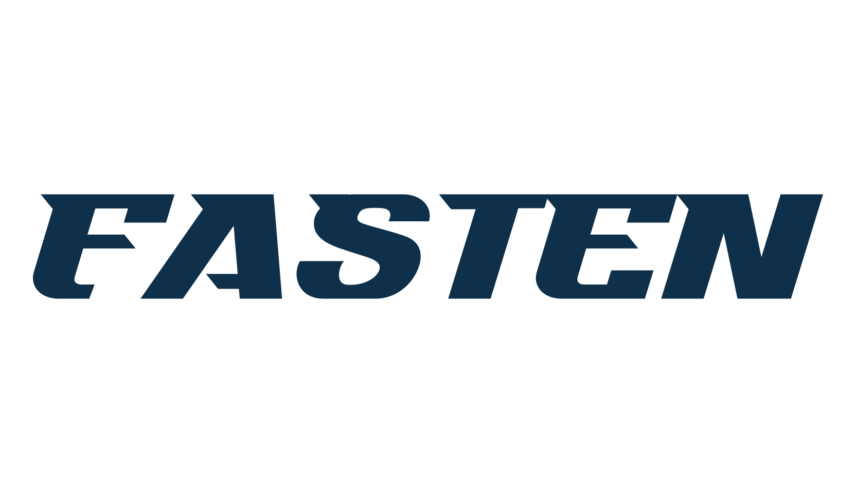 Fasten, sci-fi font preview