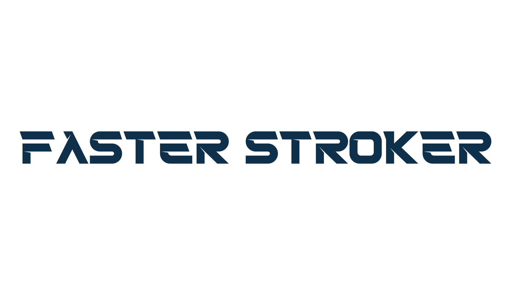 Faster Stroker, sci-fi font preview