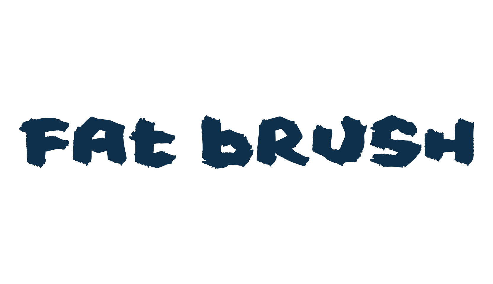 Fat Brush, script brush fancy decorative calligraphy font preview