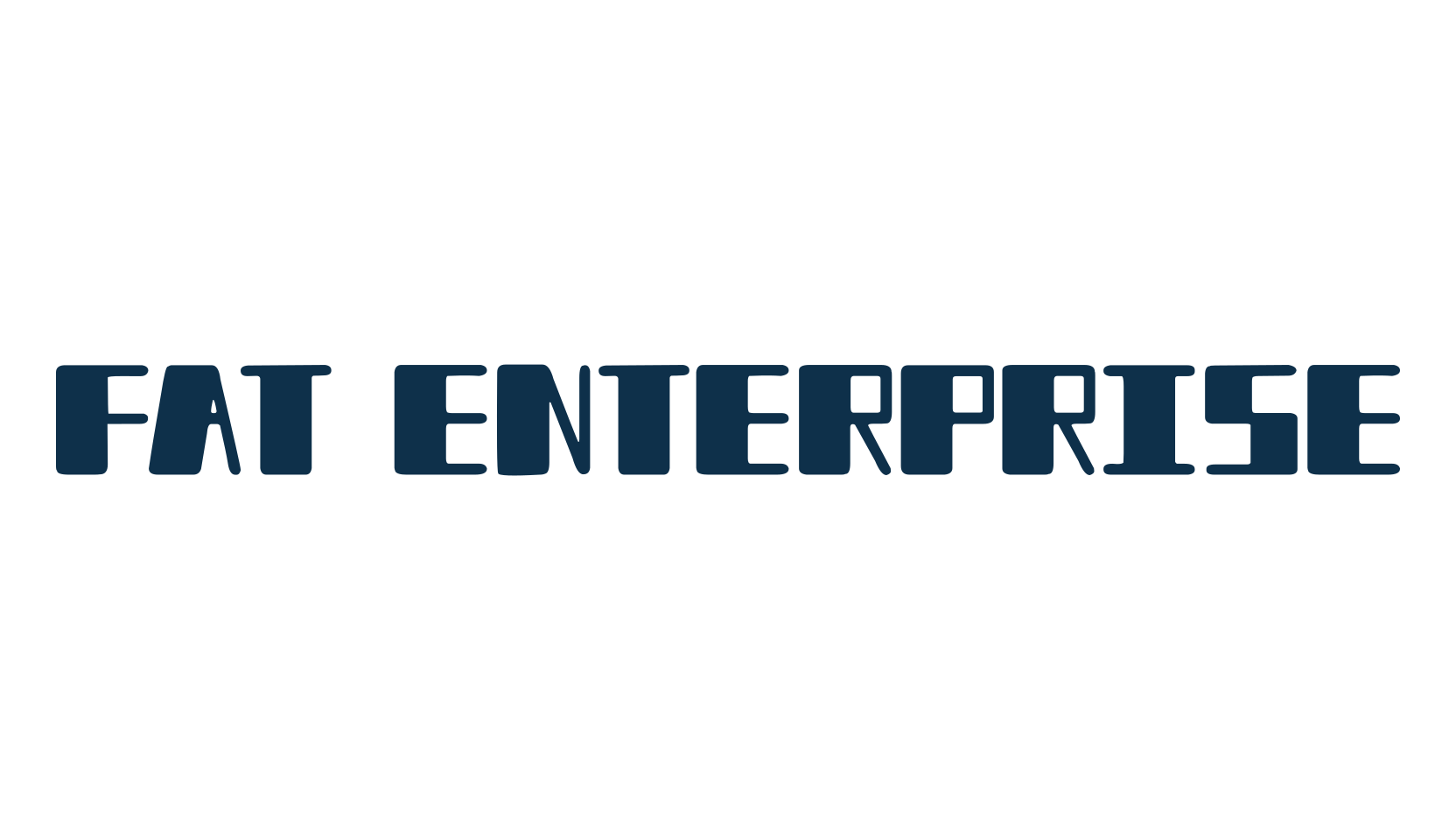 Fat Enterprise, fancy various decorative font preview