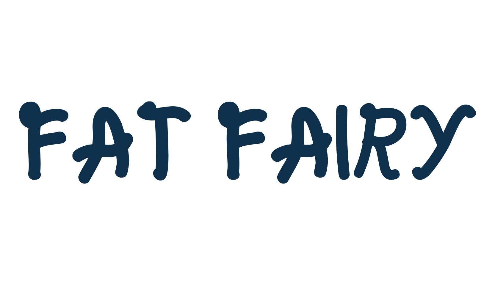 Fat Fairy, fancy various decorative script calligraphy font preview