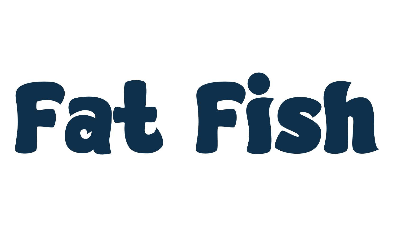 Fat Fish, fancy cartoon decorative font preview