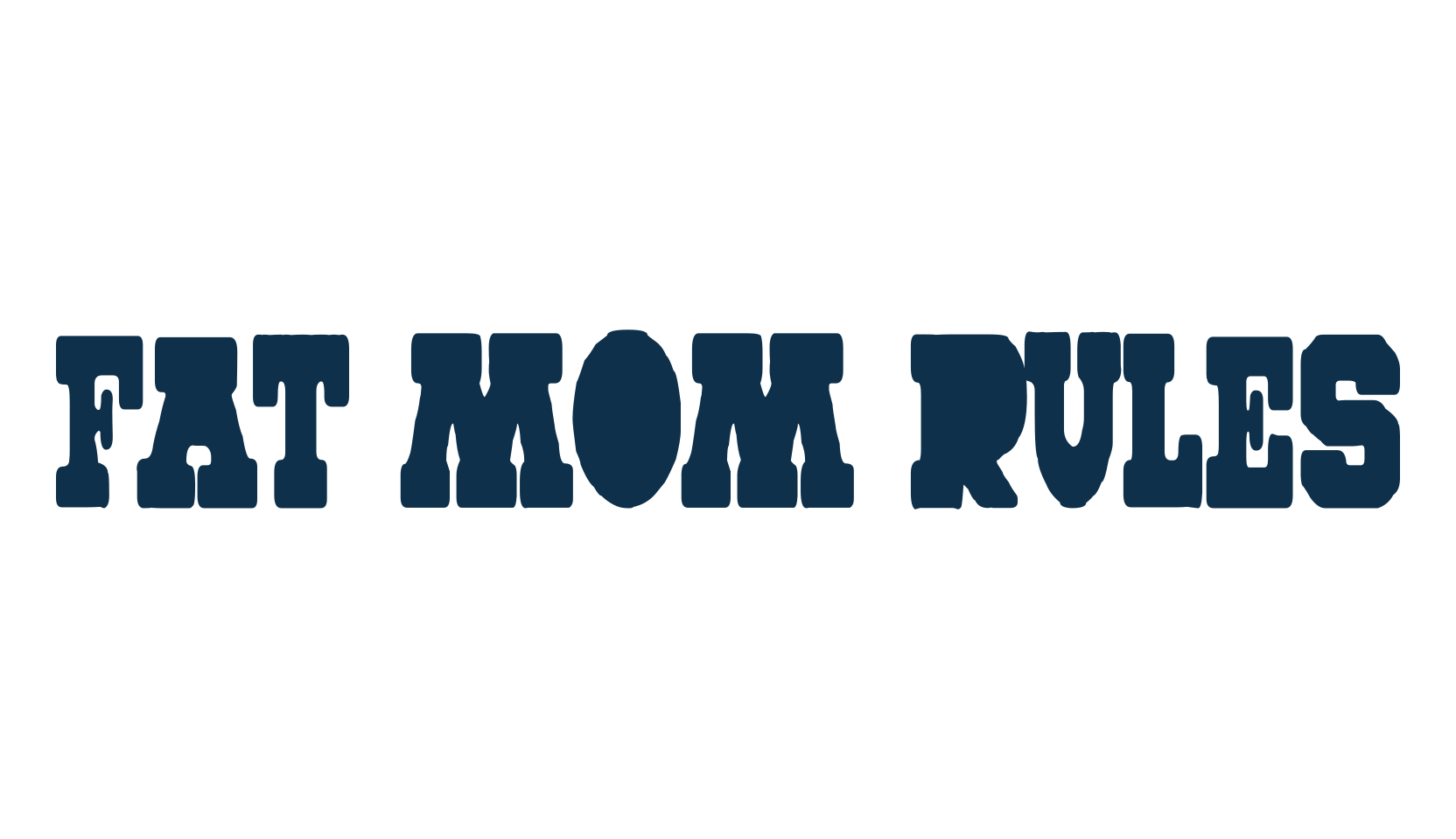Fat Mom Rules, fancy various decorative font preview