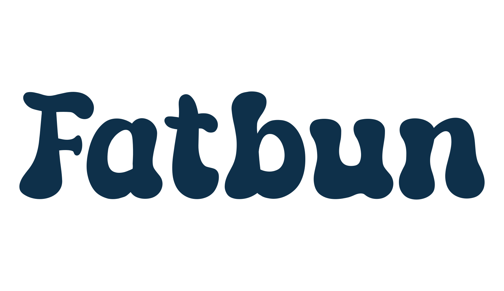 Fatbun, groovy font preview