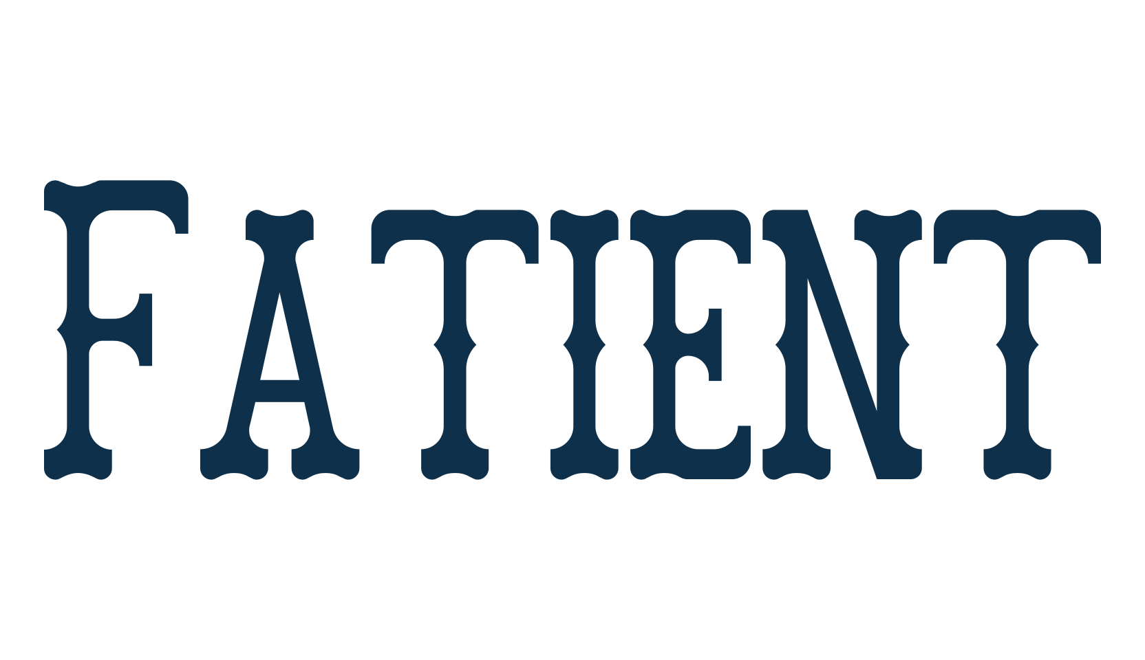 Fatient, fancy western decorative font preview