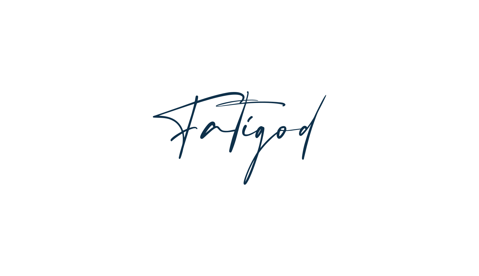 Fatigod, script handwritten fancy decorative calligraphy font preview
