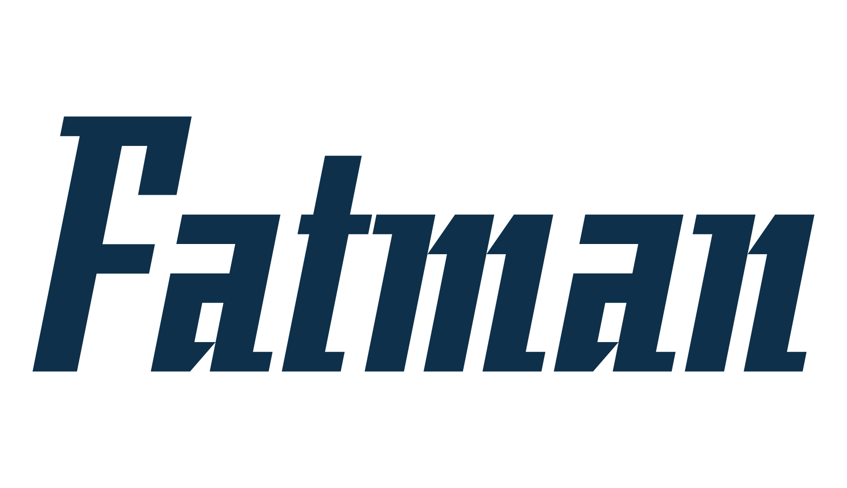 Fatman, fancy various techno sci-fi font preview
