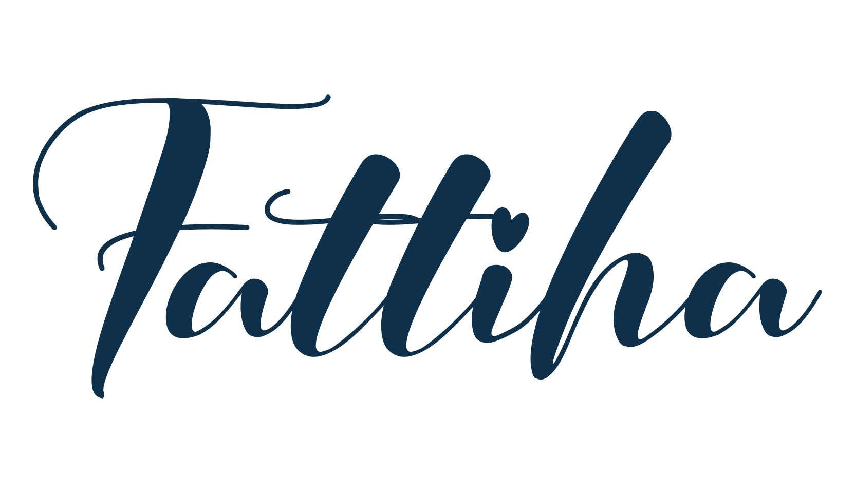 Fattiha, calligraphy font preview