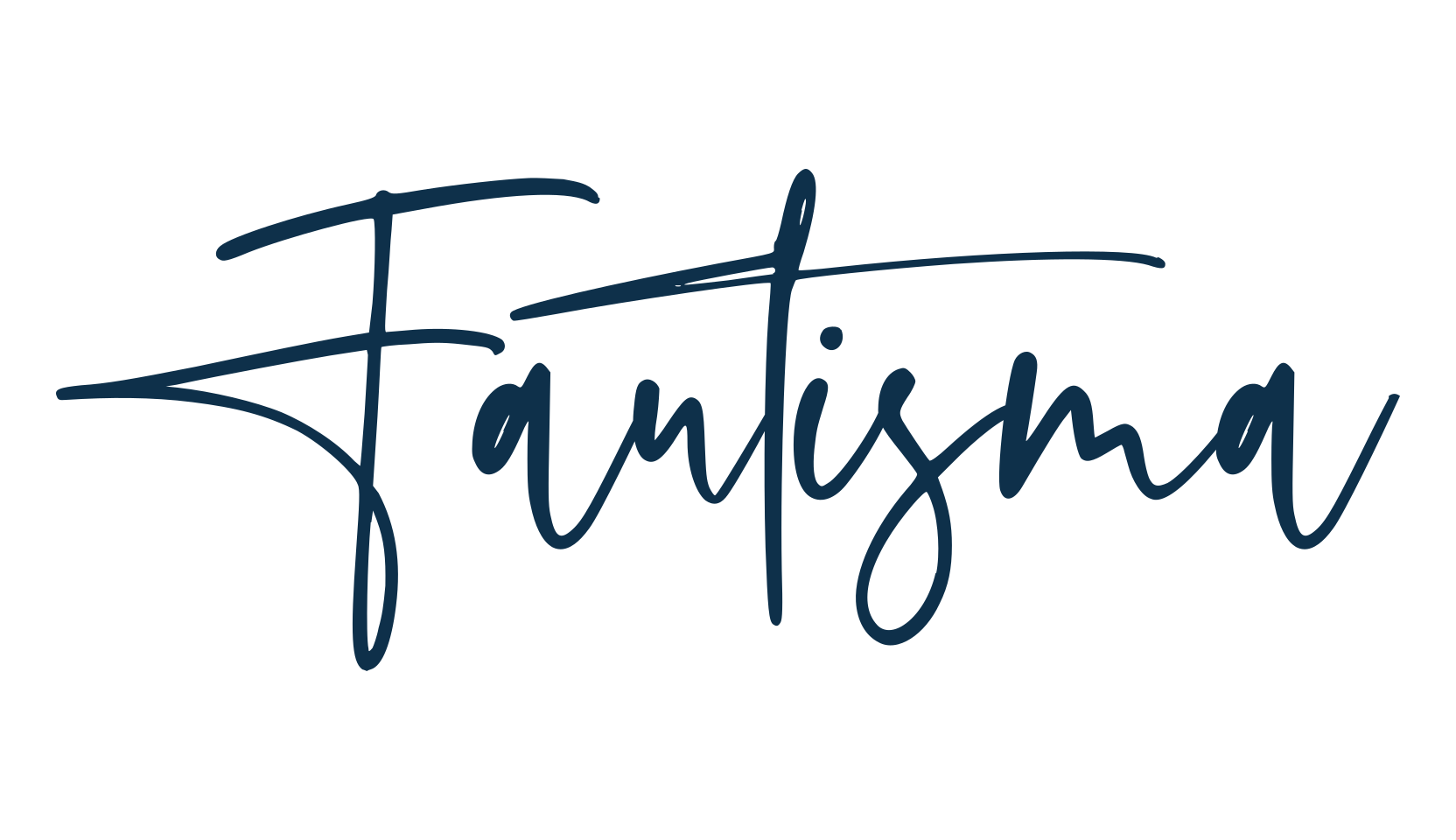 Fautisma, handwriting font preview