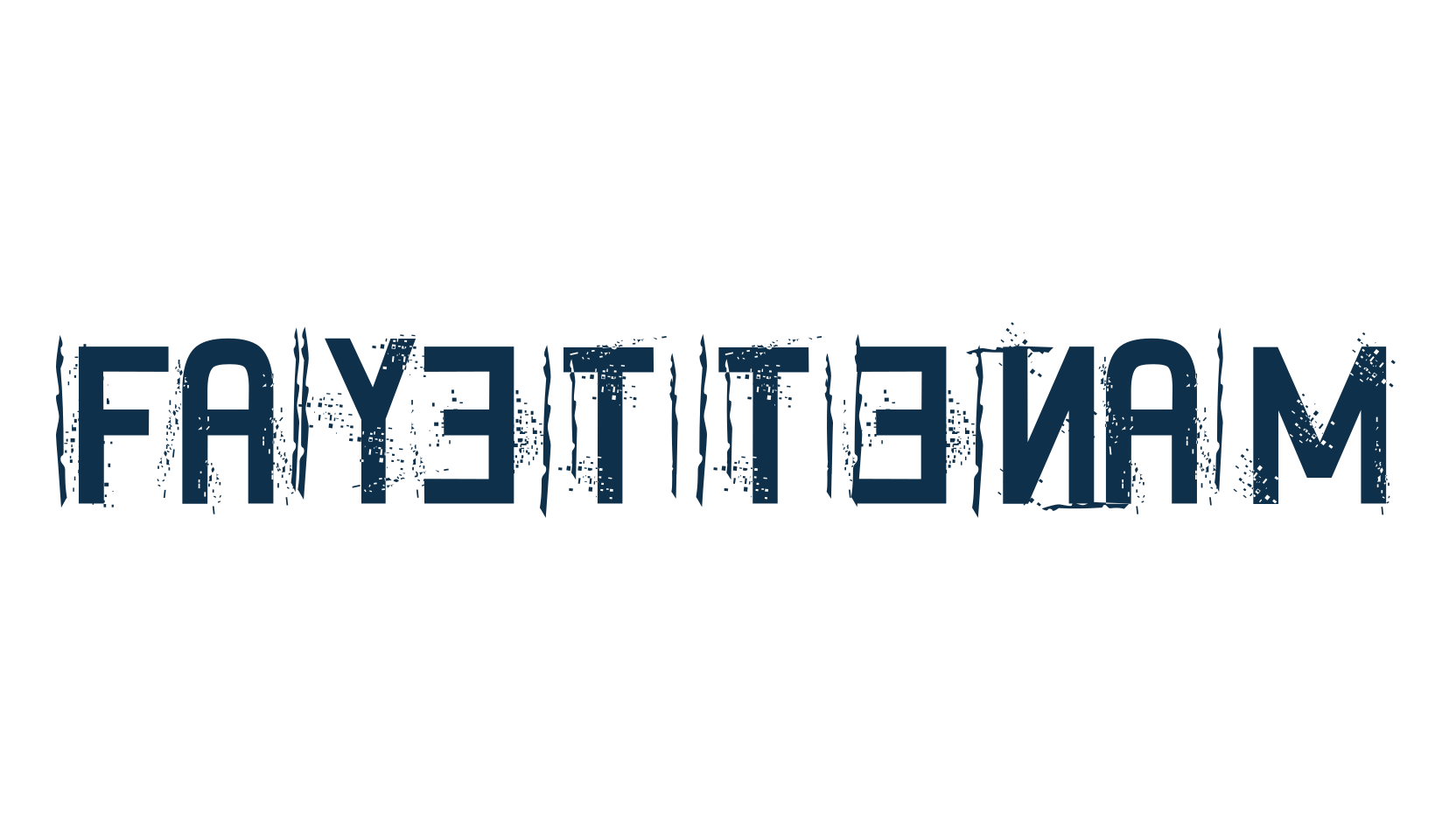 Fayettenam, fancy destroy decorative font preview