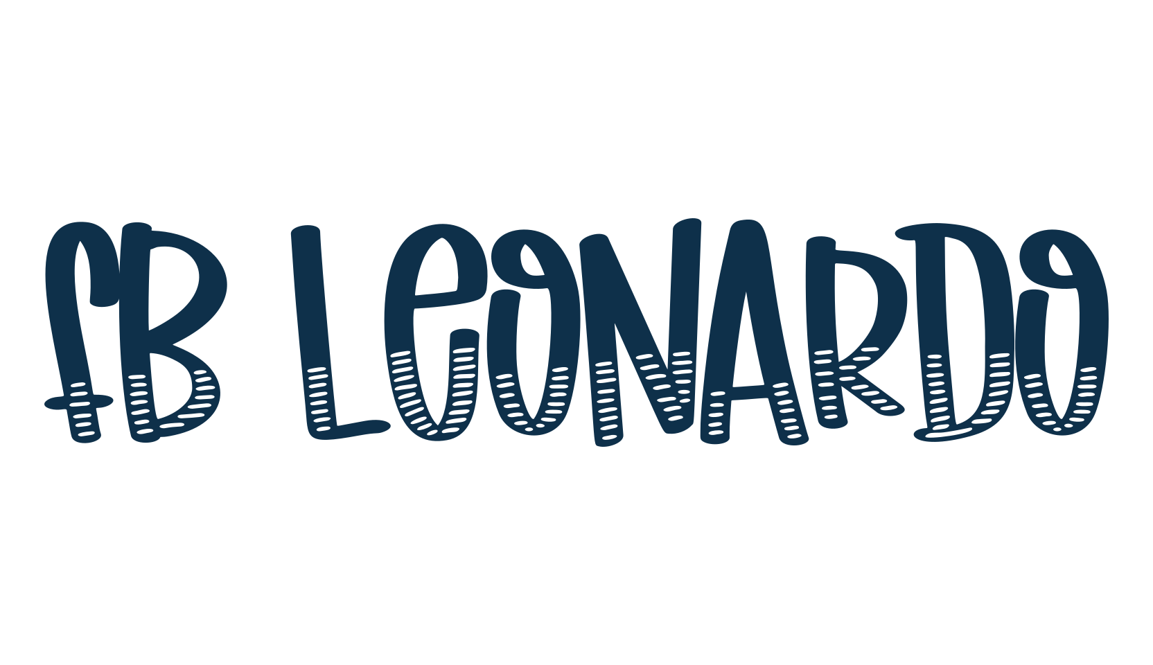 Fb Leonardo, cartoon font preview
