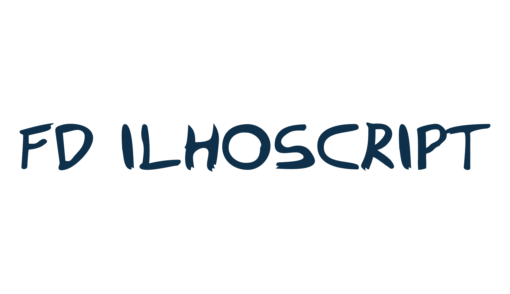 FD Ilhoscript, various font preview