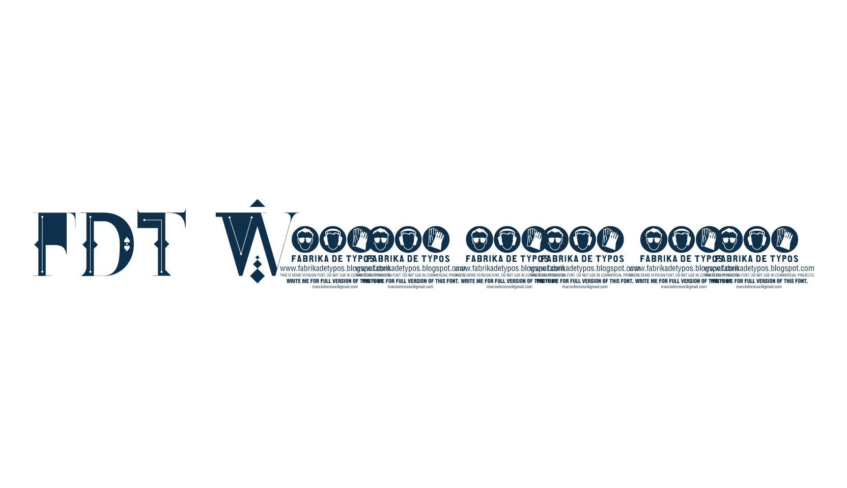 FDT Wonderland, fancy decorative font preview