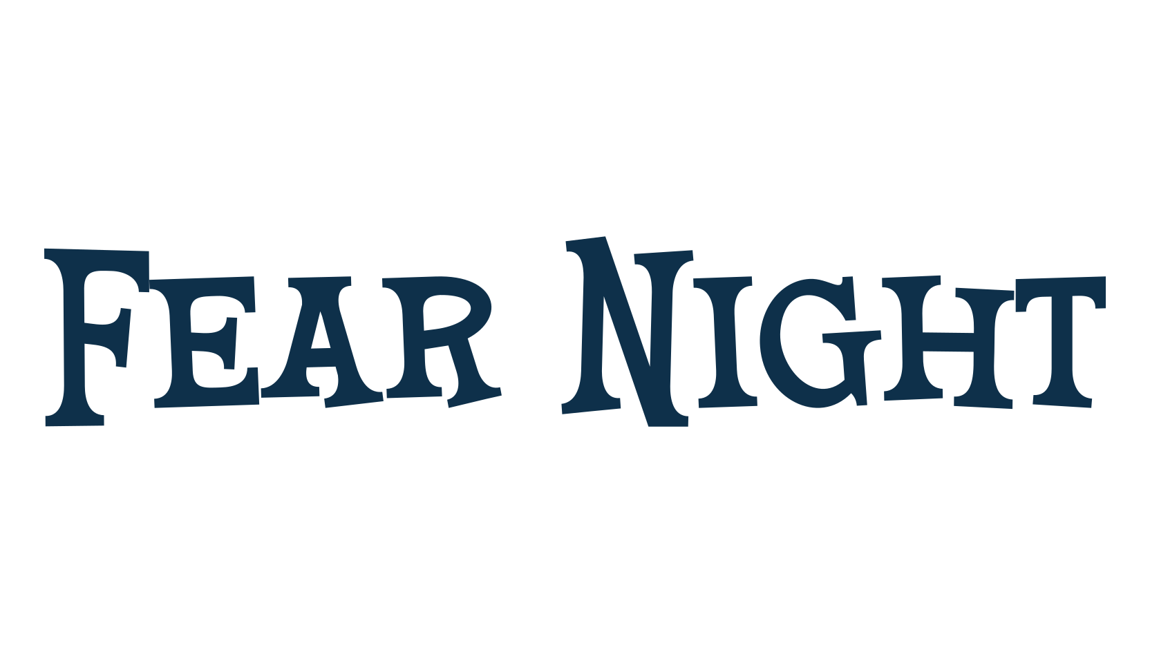 Fear Night, fancy decorative font preview