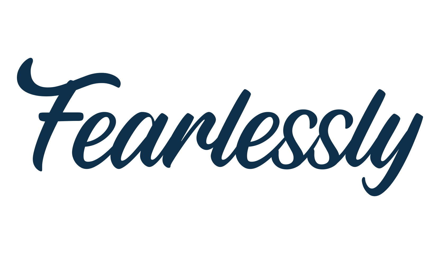 Fearlessly, script calligraphy fancy decorative font preview