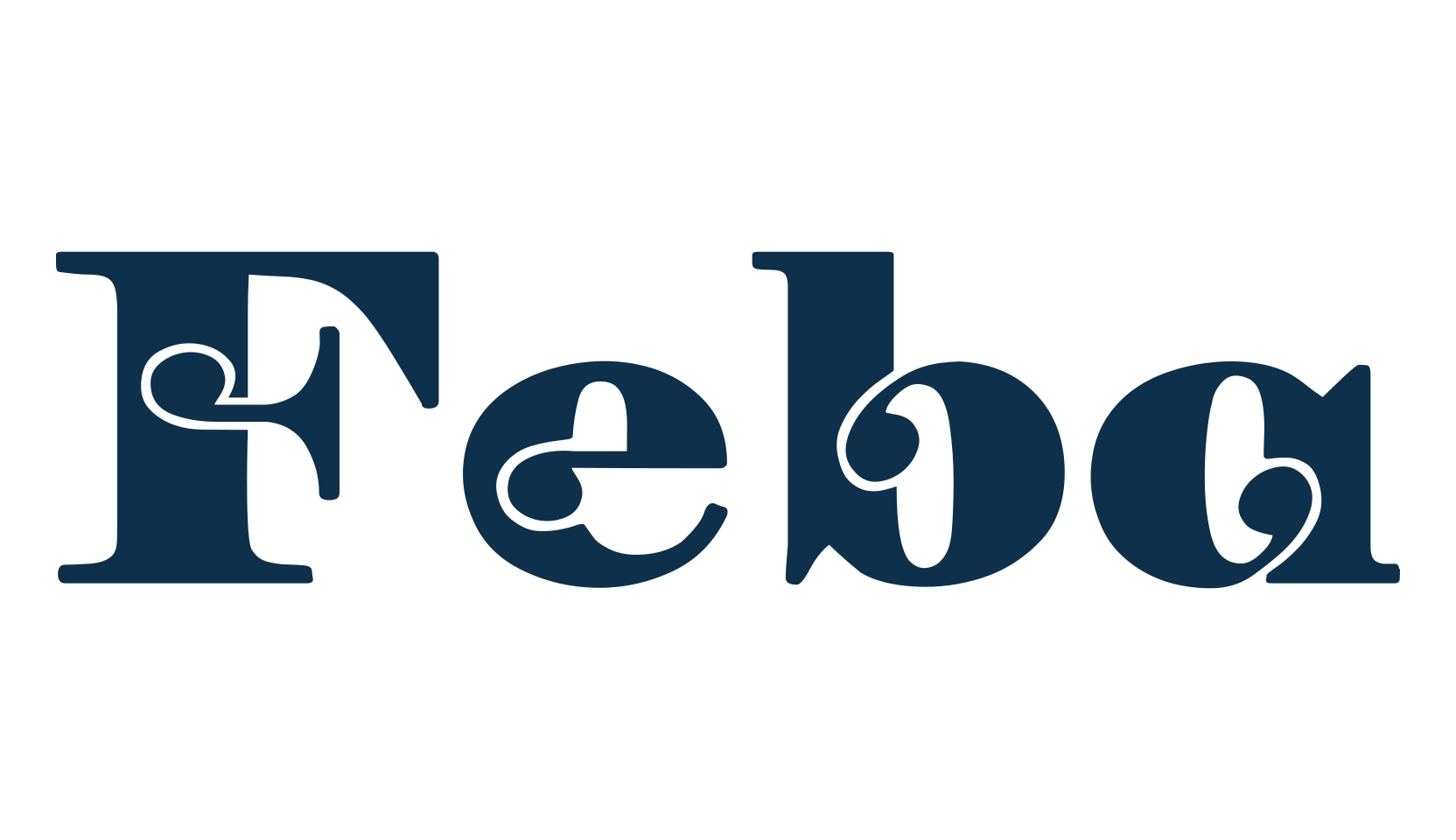 Feba, fancy various basic font preview