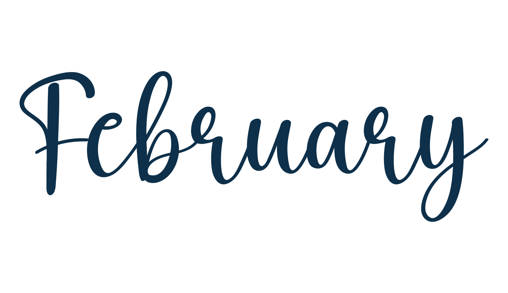 February (february-4), script calligraphy fancy decorative font preview