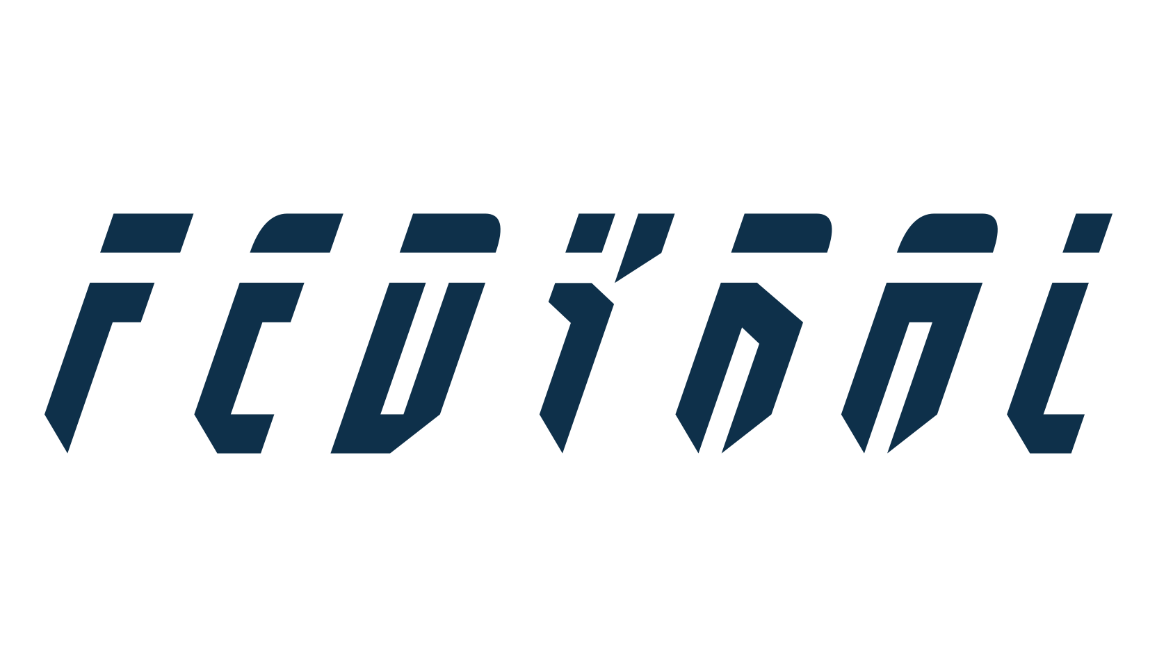 Fedyral, techno sci-fi font preview