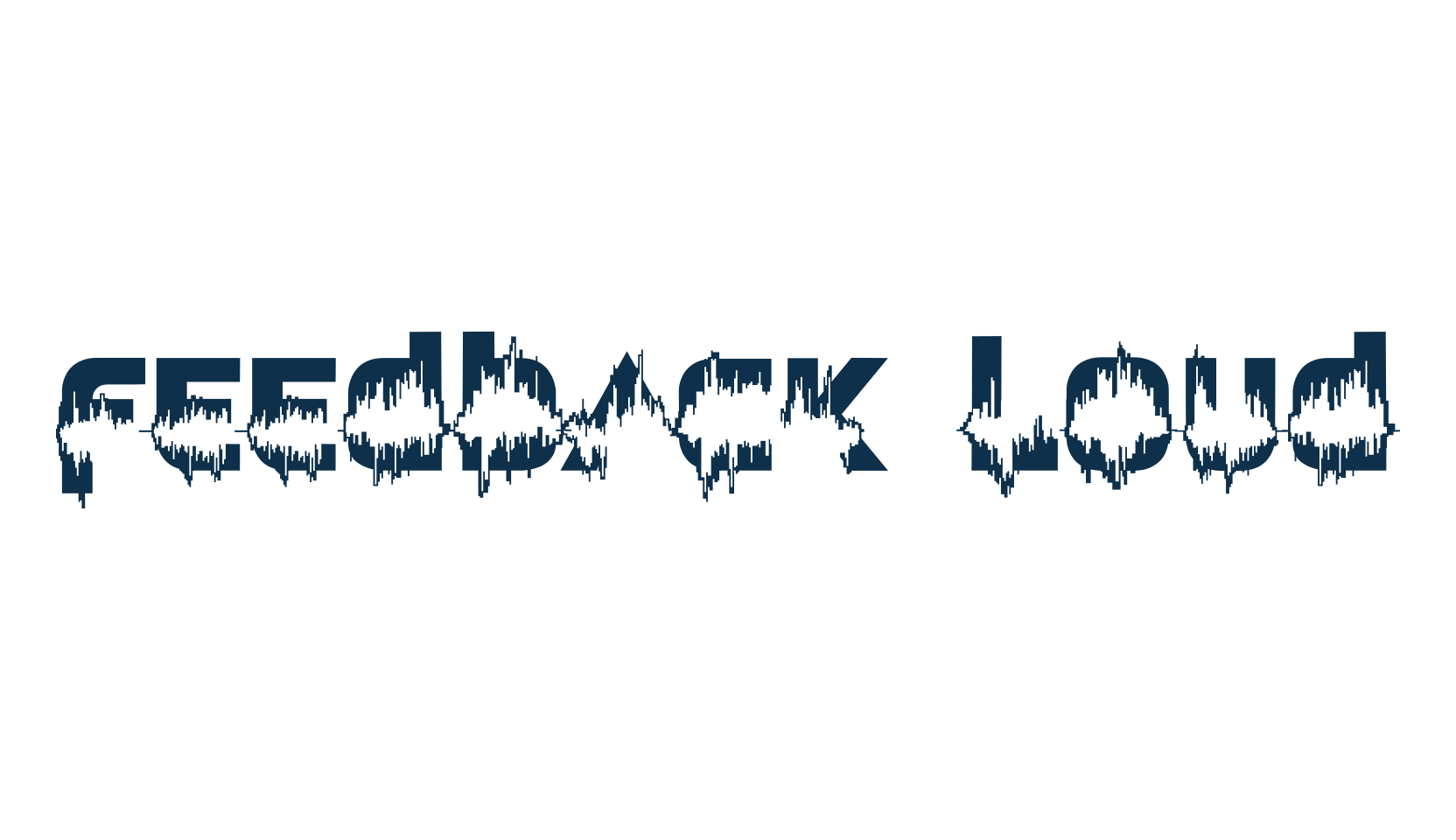 Feedback Loud, various font preview