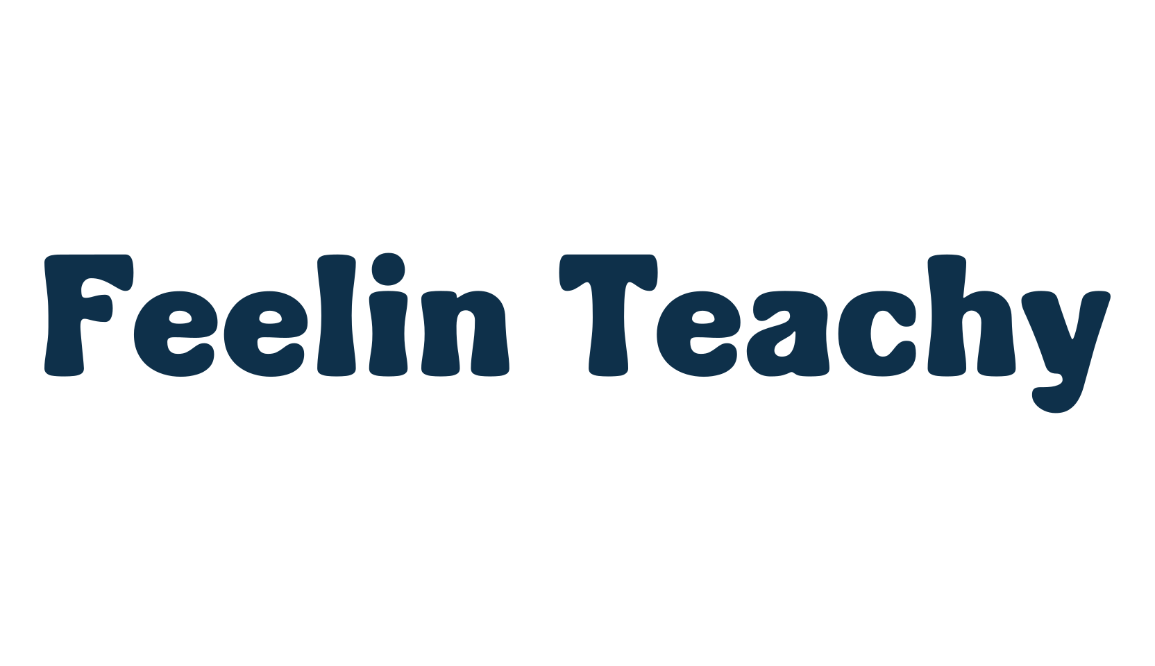 Feelin Teachy, fancy retro decorative font preview