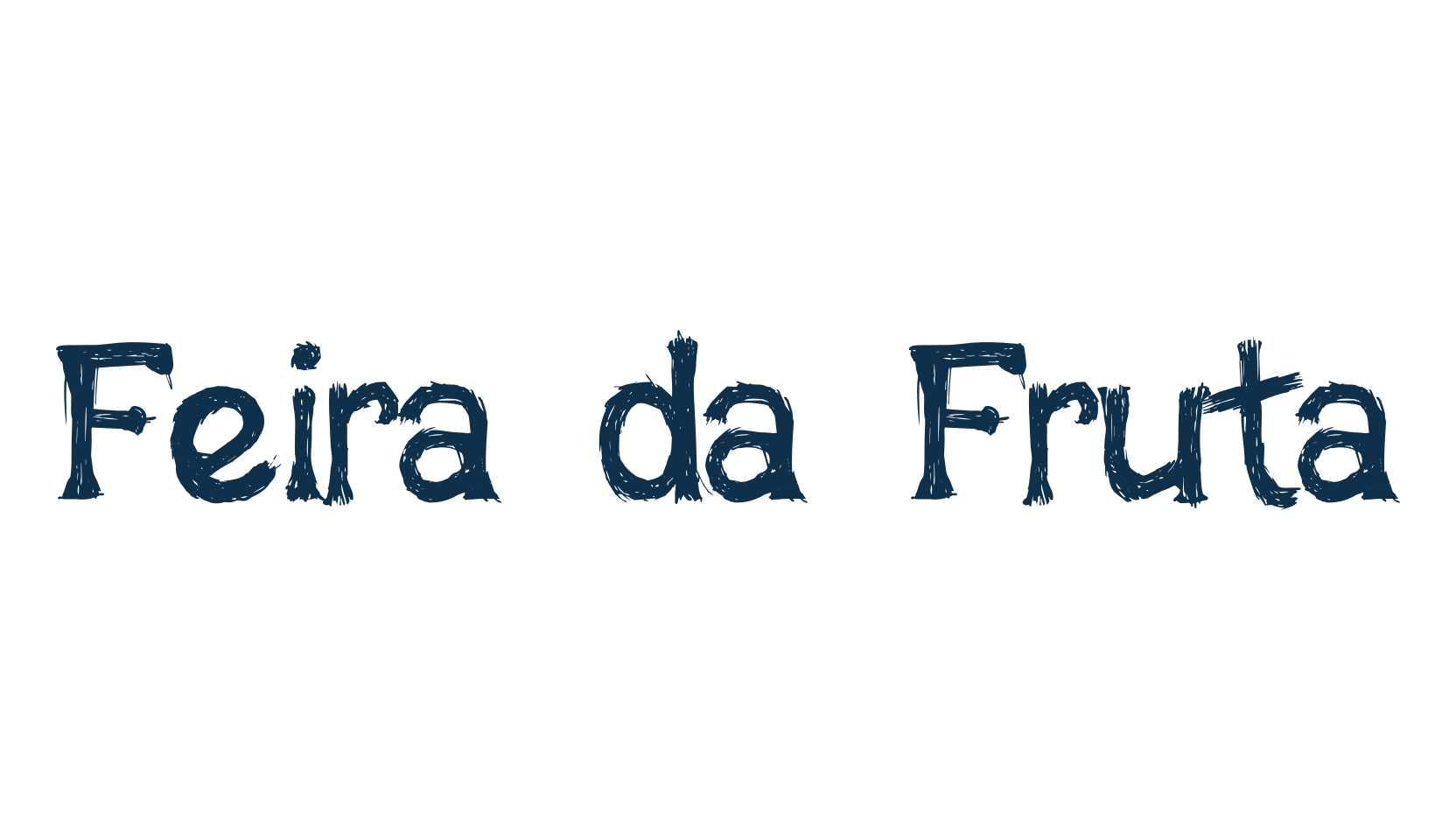 Feira da Fruta, fancy cartoon decorative font preview