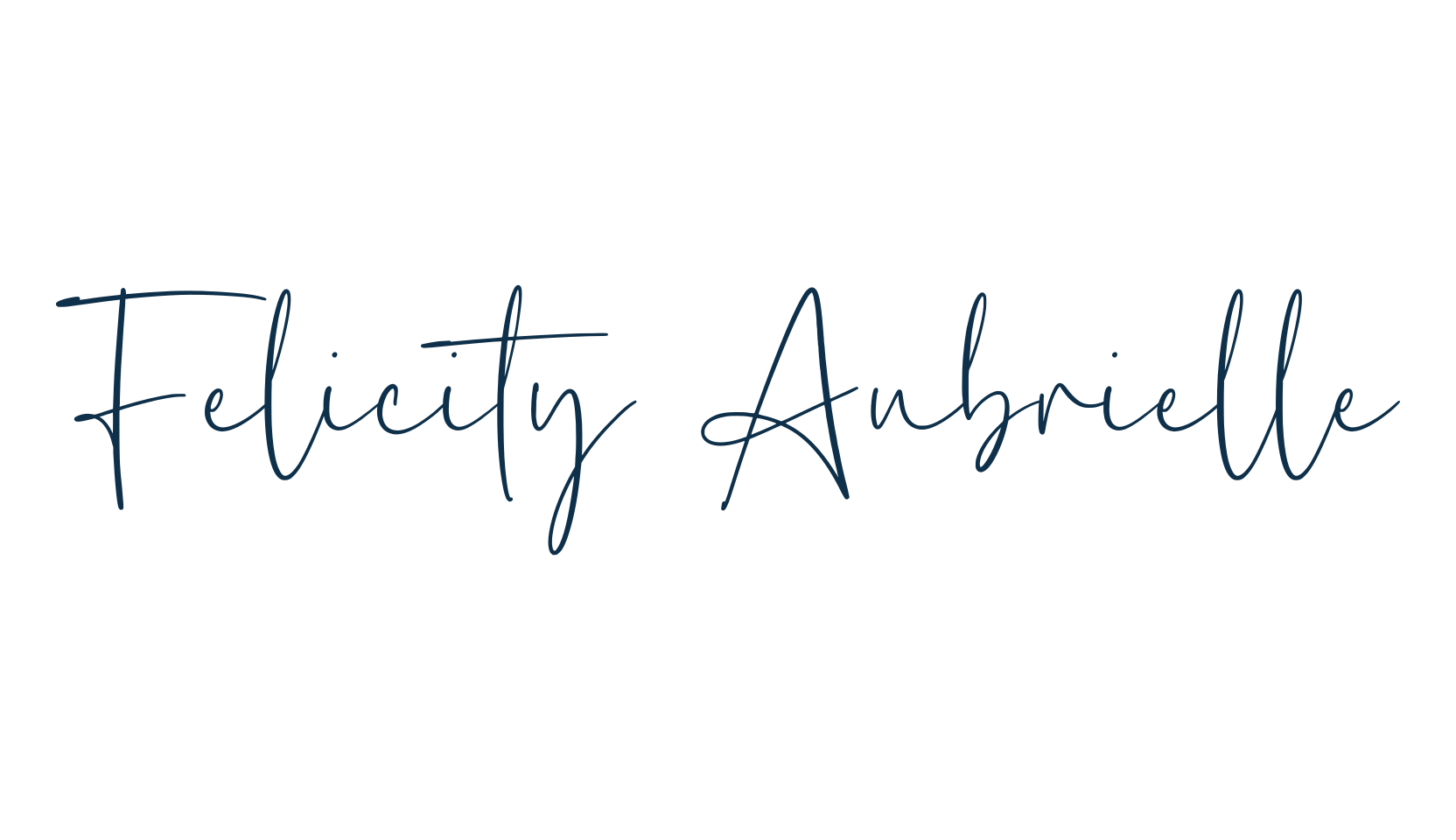 Felicity Aubrielle, script handwritten fancy decorative calligraphy font preview