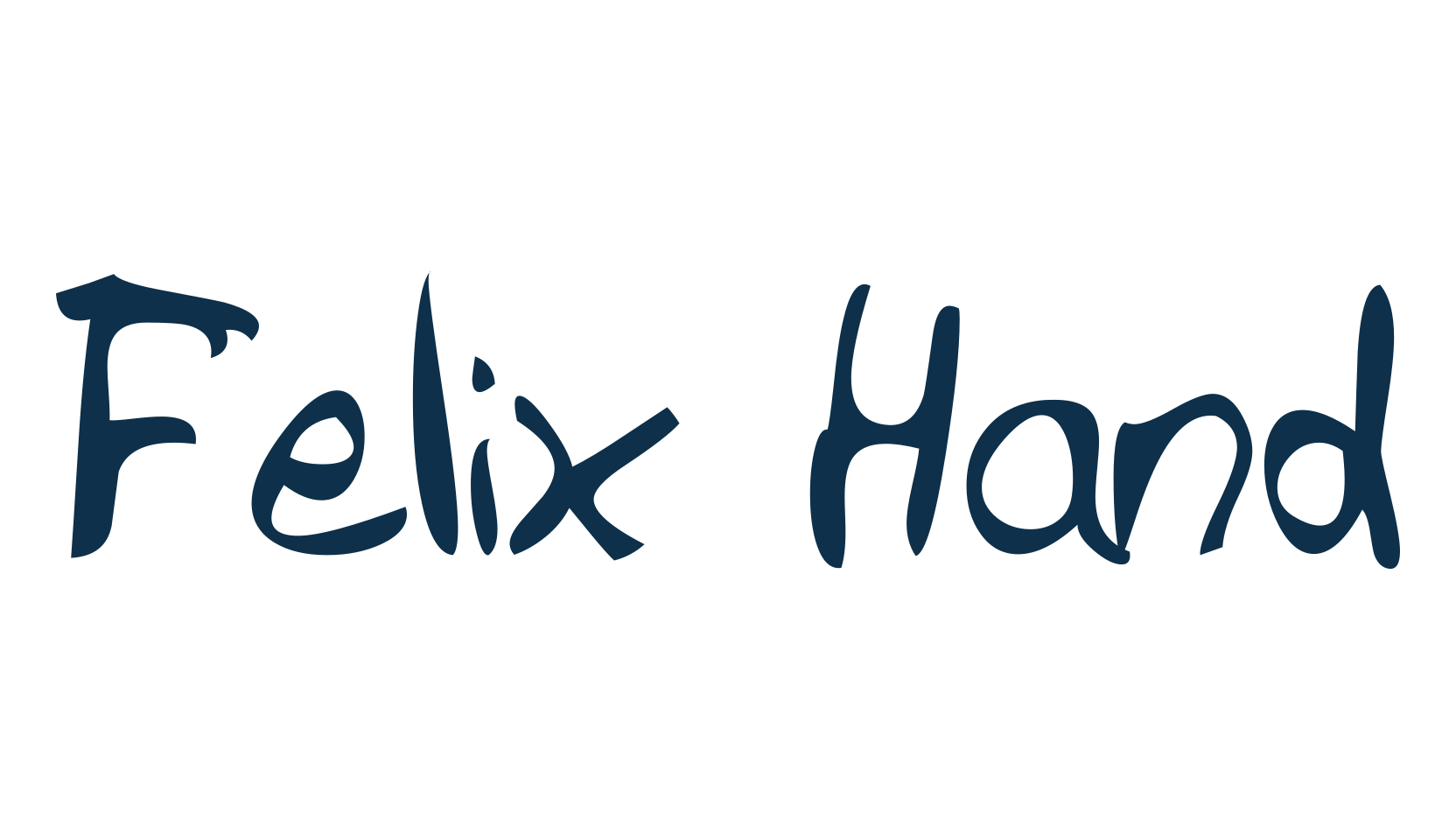 Felix Hand, script handwritten fancy decorative calligraphy font preview