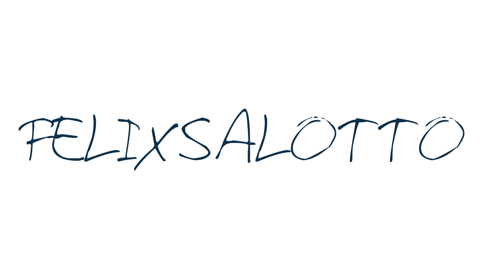 Felixsalotto, handwriting font preview