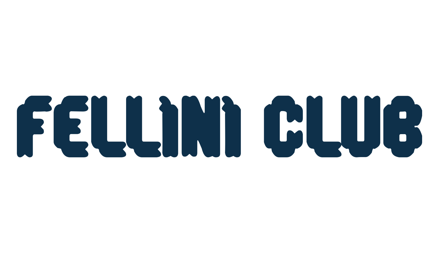 Fellini Club, fancy groovy decorative font preview