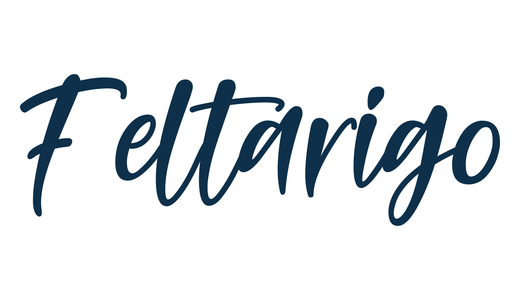 Feltarigo, brush font preview