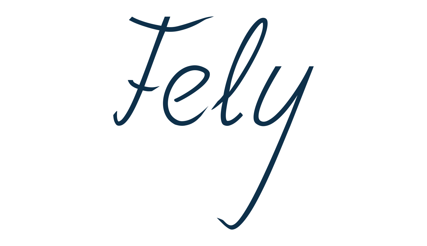 Fely, script calligraphy fancy decorative font preview