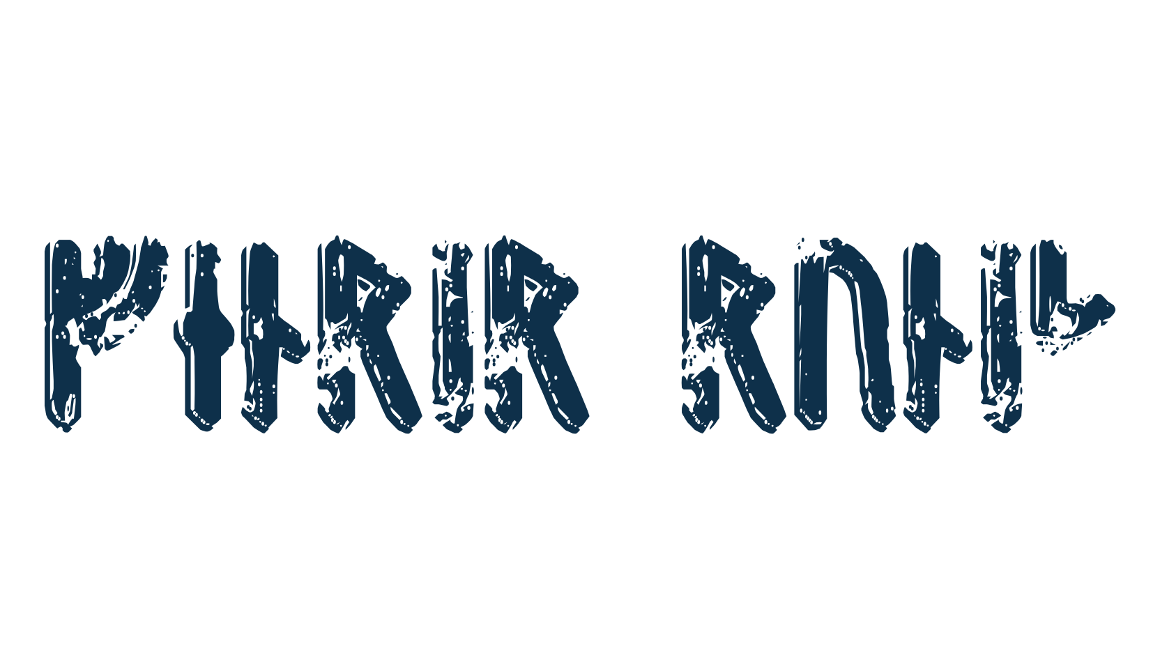 Fenrir Runic, fancy decorative font preview