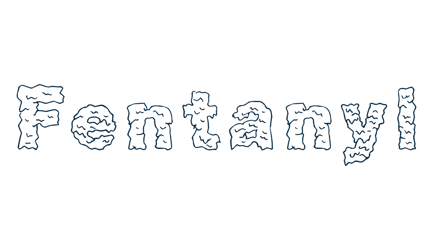 Fentanyl, holiday halloween fancy decorative horror font preview
