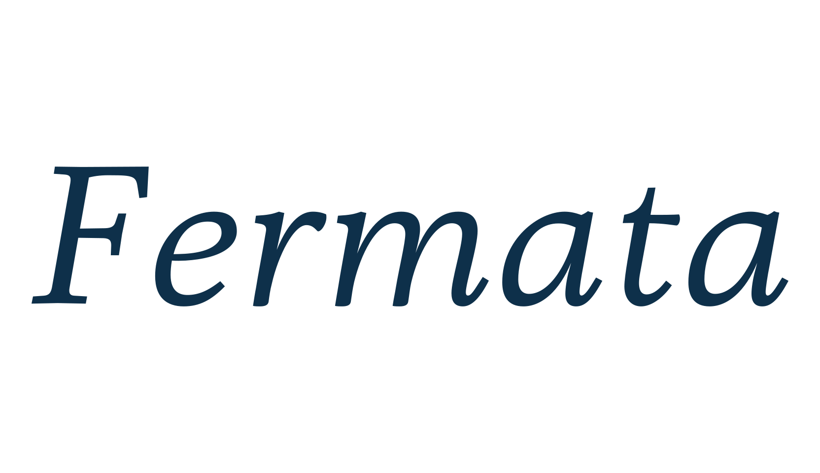 Fermata, basic serif font preview