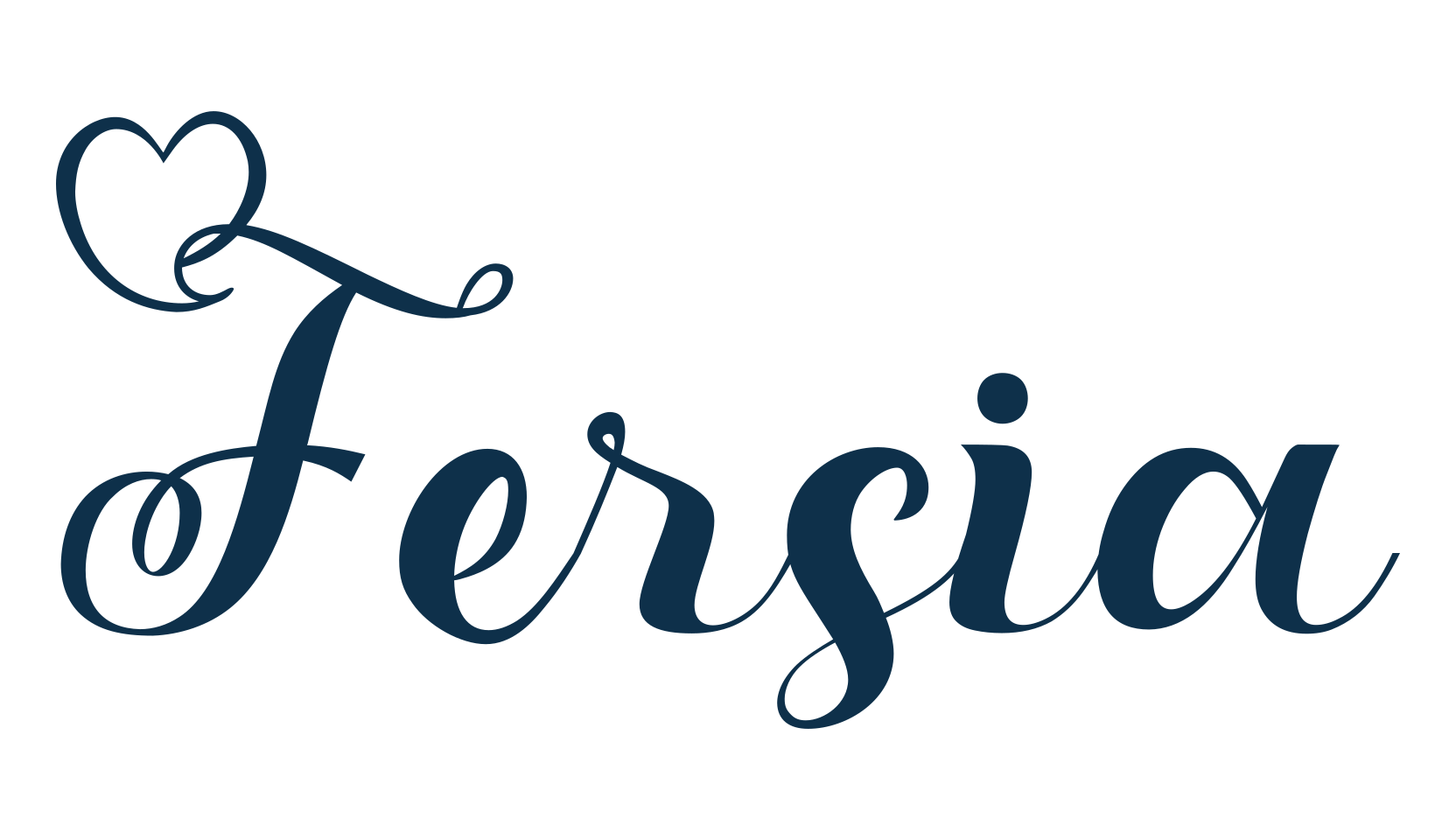 Fersia, fancy decorative font preview