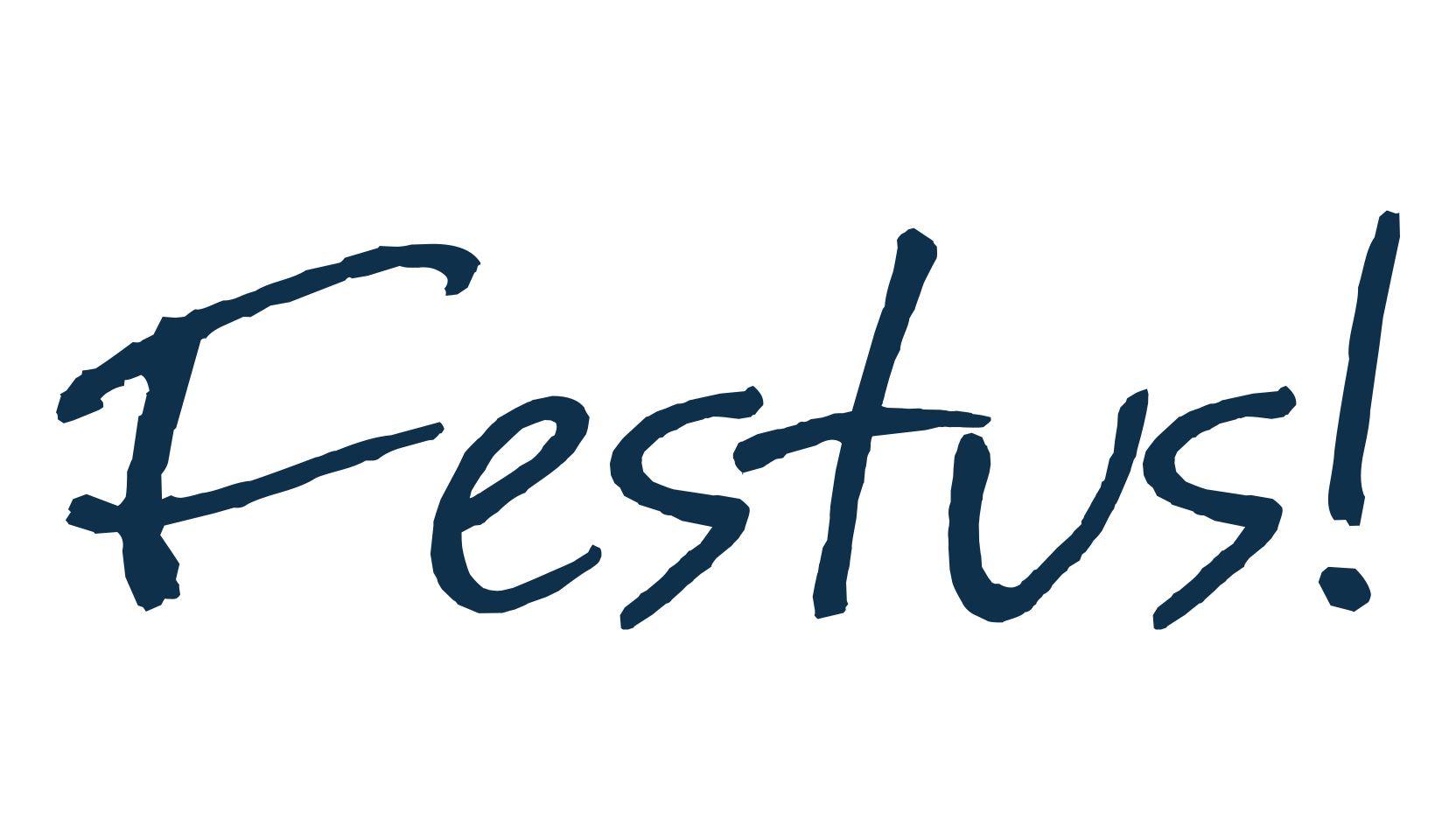 Festus!, handwriting font preview