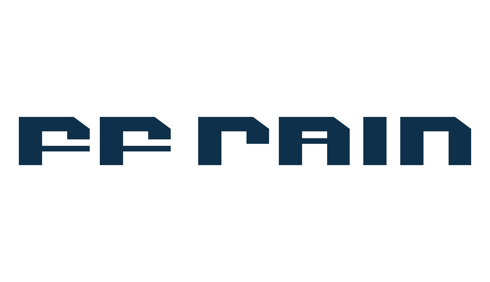 FF Rain, techno sci-fi font preview