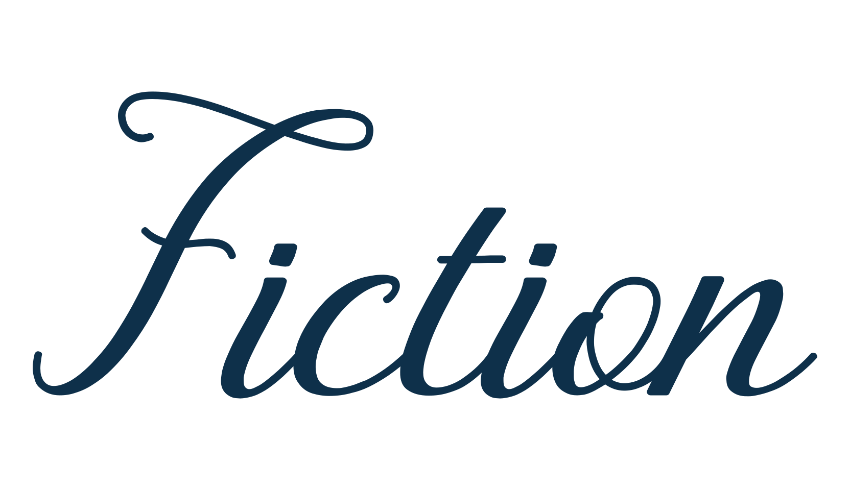 Fiction, script calligraphy fancy decorative font preview